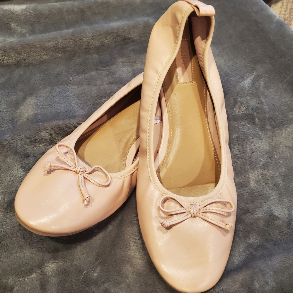 Forever 21 Pink Ballet Flats Sz 10